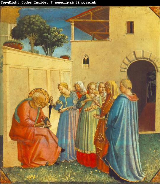 ANGELICO  Fra The Naming of St. John the Baptist